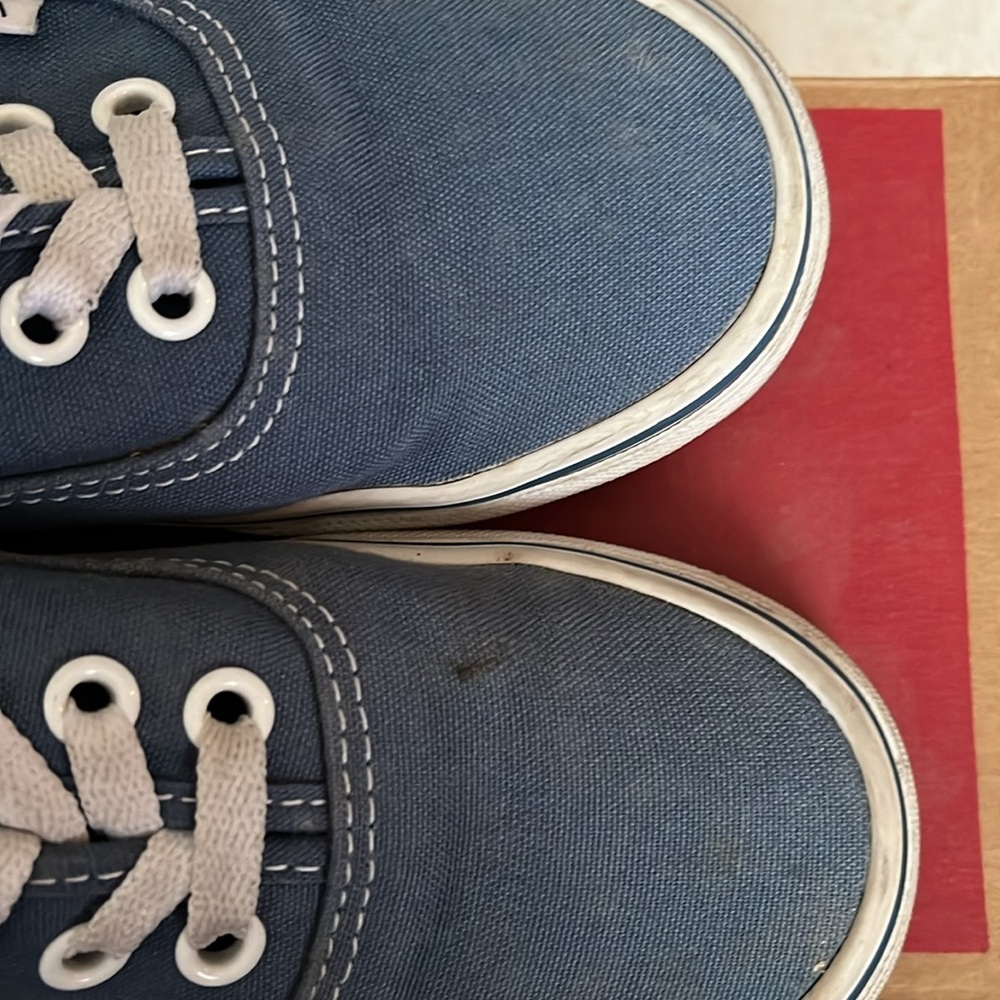 Navy Blue Authentic Vans - Picture 2 of 5
